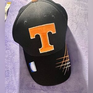 NWOT Rawlings Black Cap with Orange Tennessee Vols Logo